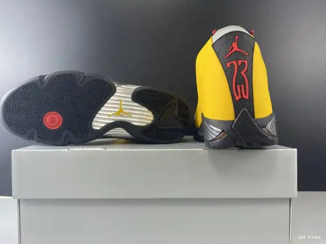 1st Kicks RETRO GOLD BQ3685-706 UNIVERSITY 14 JORDAN AIR 0517